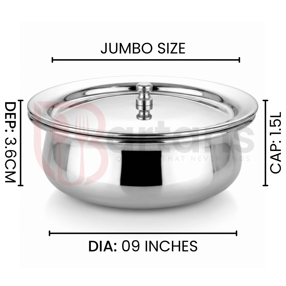 Stainless Steel Premium Quality Serving Handi