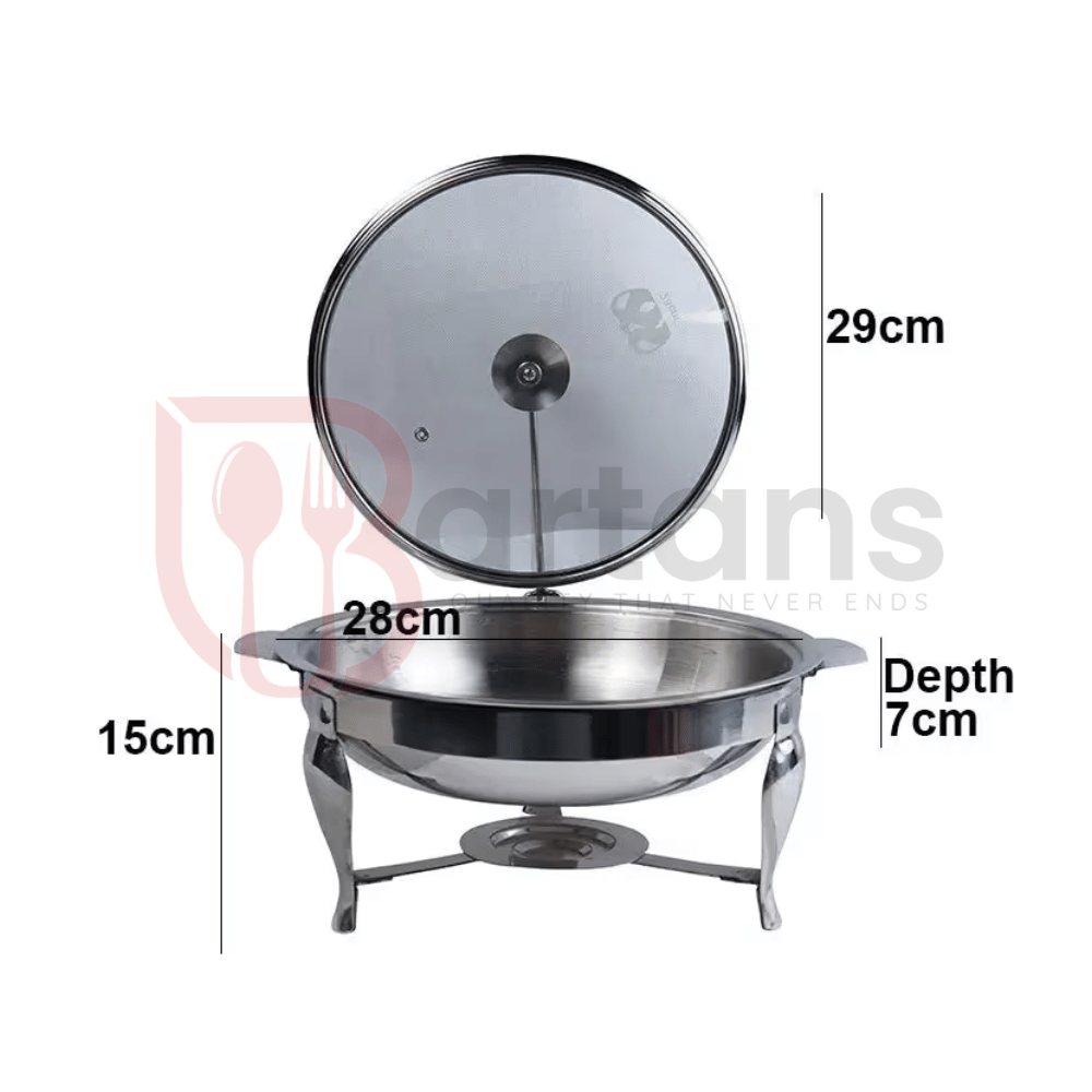 Al Ansar Stainless Steel Premium Quality Chafing Dishes