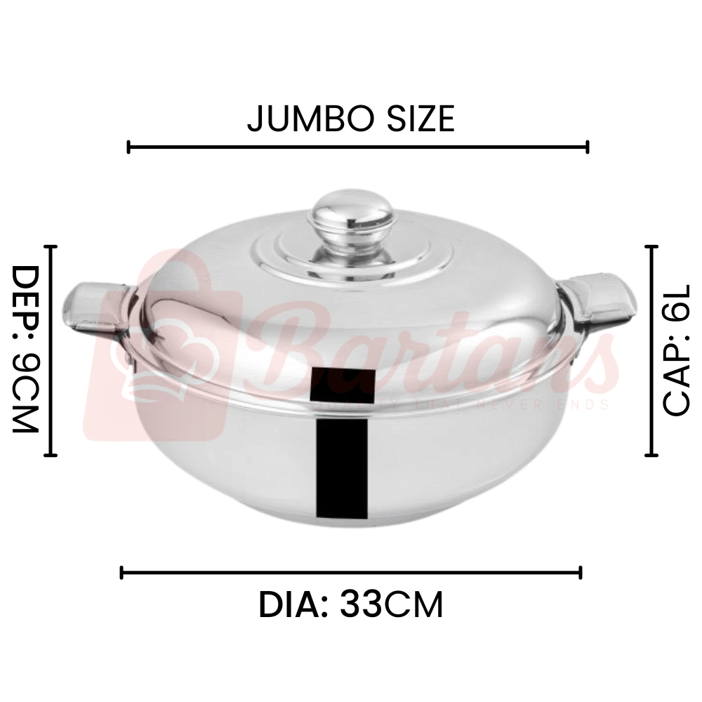Rex Stainless Steel Premium Quality Double Case Hotpots