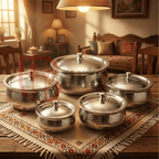 Stainless Steel Premium Quality Hammered Serving Handi