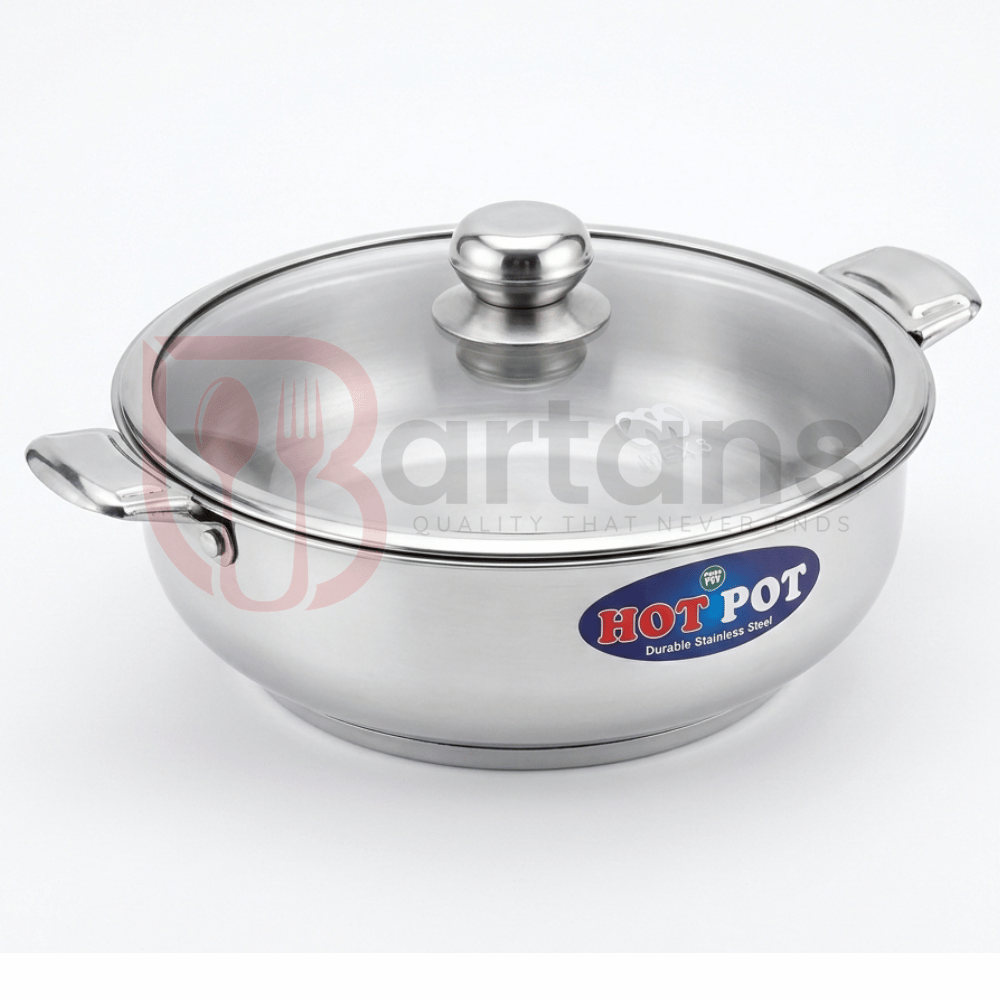 Max Stainless Steel Premium Quality Double Case Hotpots