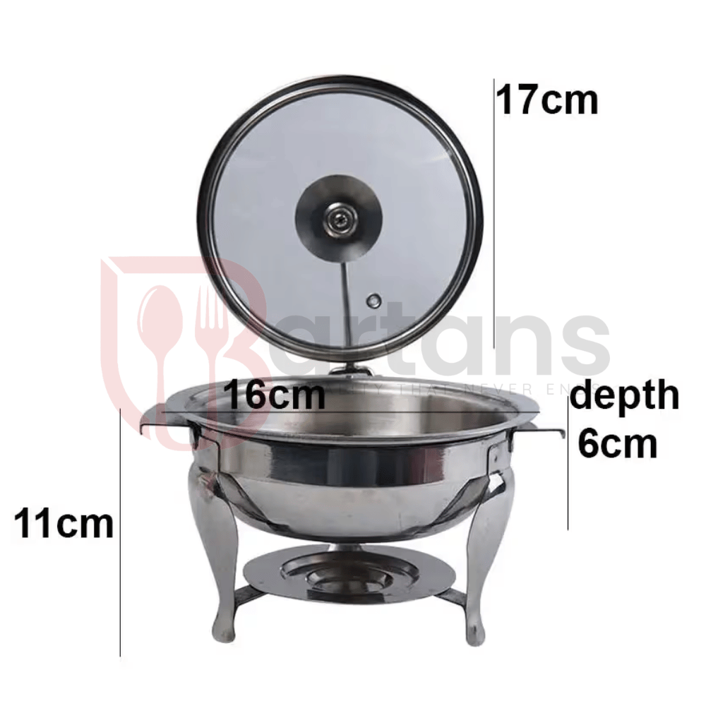 Al Ansar Stainless Steel Premium Quality Chafing Dishes