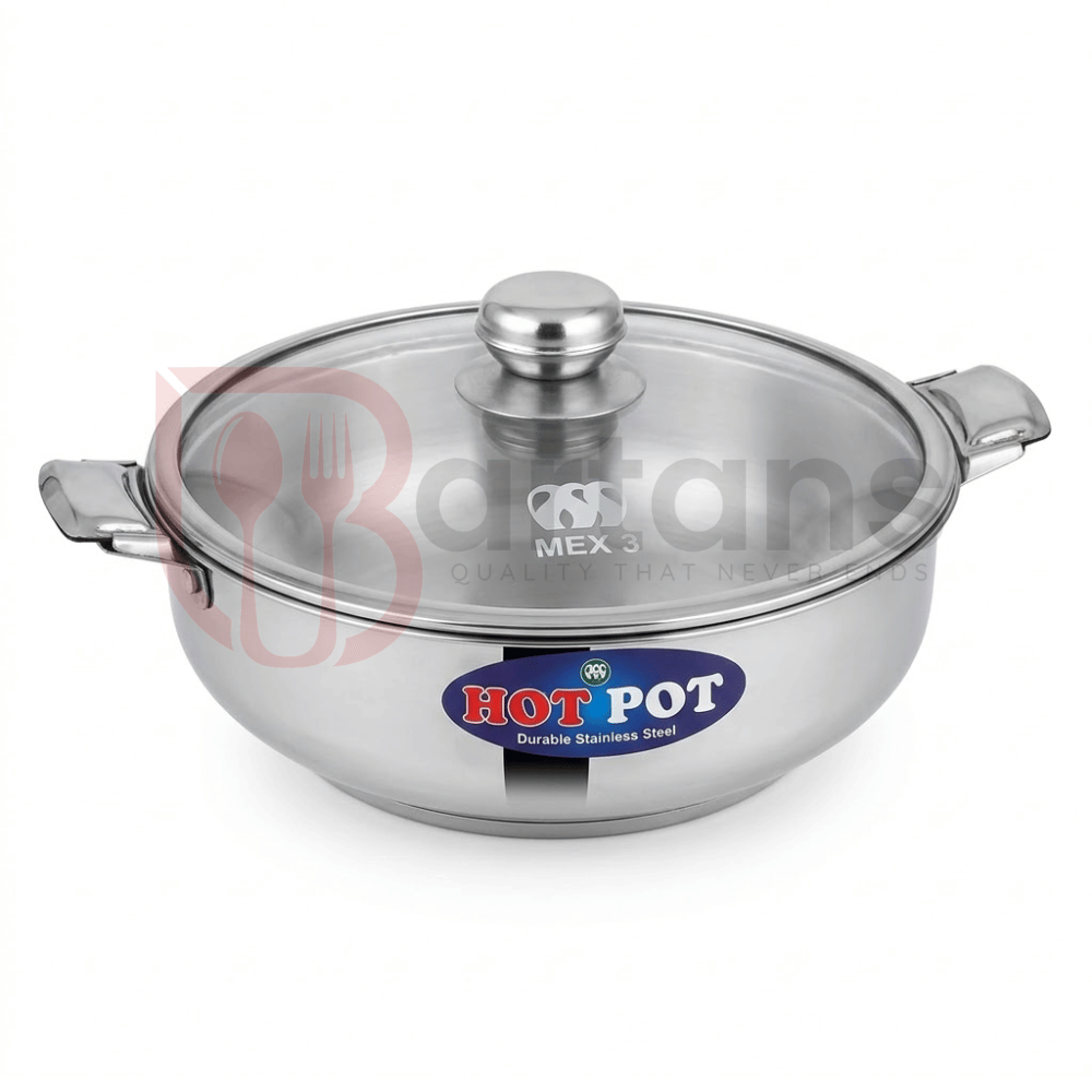 Max Stainless Steel Premium Quality Double Case Hotpots