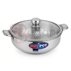 Max Stainless Steel Premium Quality Double Case Hotpots