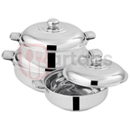 Rex Stainless Steel Premium Quality 03PCS Hotpots Sets