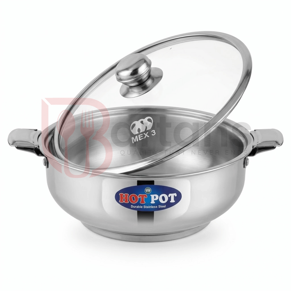 Max Stainless Steel Premium Quality Double Case Hotpots