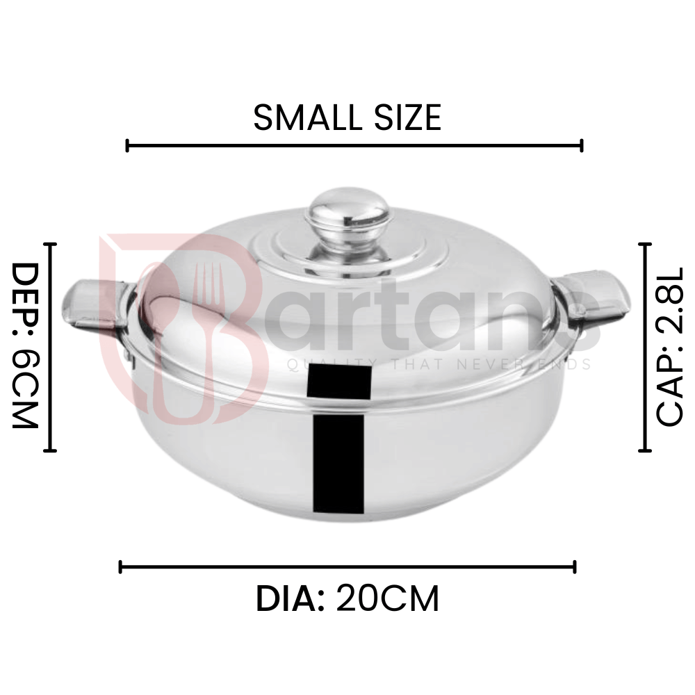 Rex Stainless Steel Premium Quality 03PCS Hotpots Sets
