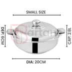 Rex Stainless Steel Premium Quality 03PCS Hotpots Sets