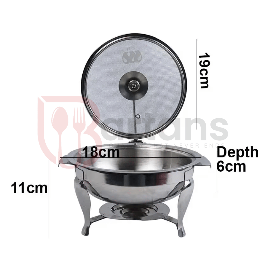 Al Ansar Stainless Steel Premium Quality Chafing Dishes