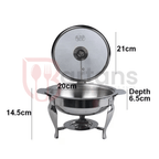 Al Ansar Stainless Steel Premium Quality Chafing Dishes