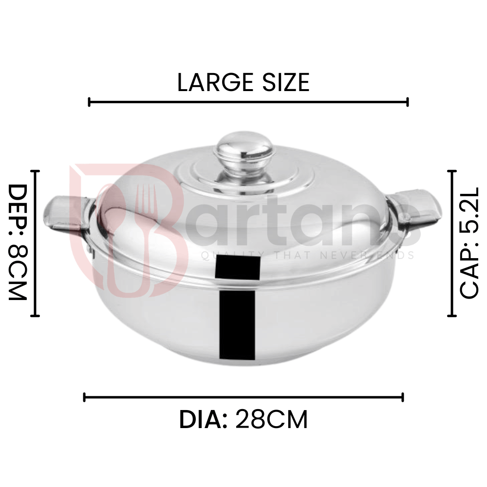 Rex Stainless Steel Premium Quality 03PCS Hotpots Sets