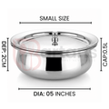 Stainless Steel Premium Quality Serving Handi
