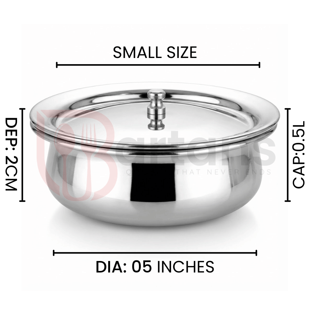 Stainless Steel Premium Quality Serving Handi