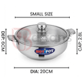 Max Stainless Steel Premium Quality Double Case Hotpots