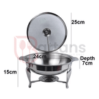 Al Ansar Stainless Steel Premium Quality Chafing Dishes