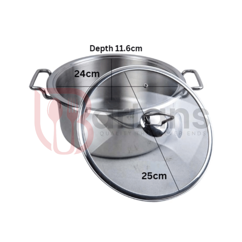 Alpha Stainless Steel Encapsulated Bottom Cookware 12PCS Giftsets