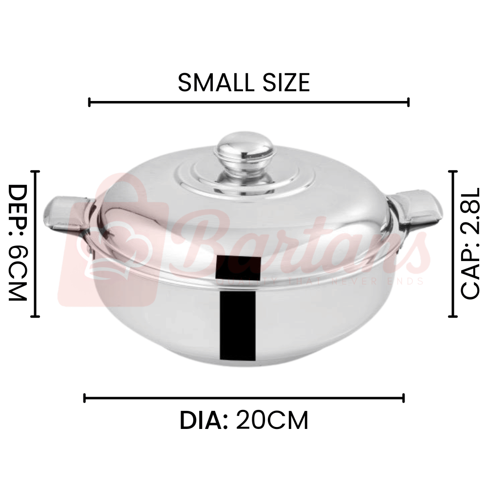 Rex Stainless Steel Premium Quality Double Case Hotpots