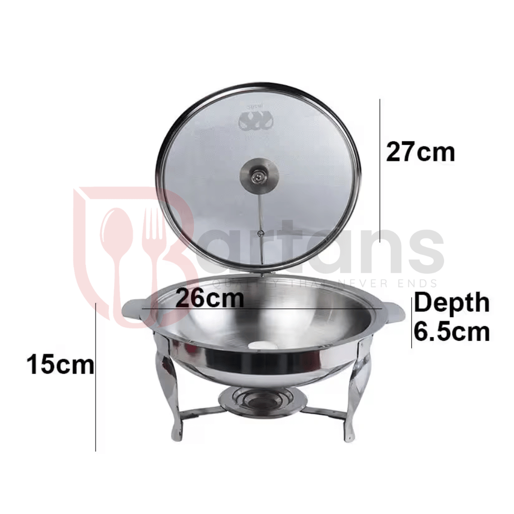 Al Ansar Stainless Steel Premium Quality Chafing Dishes
