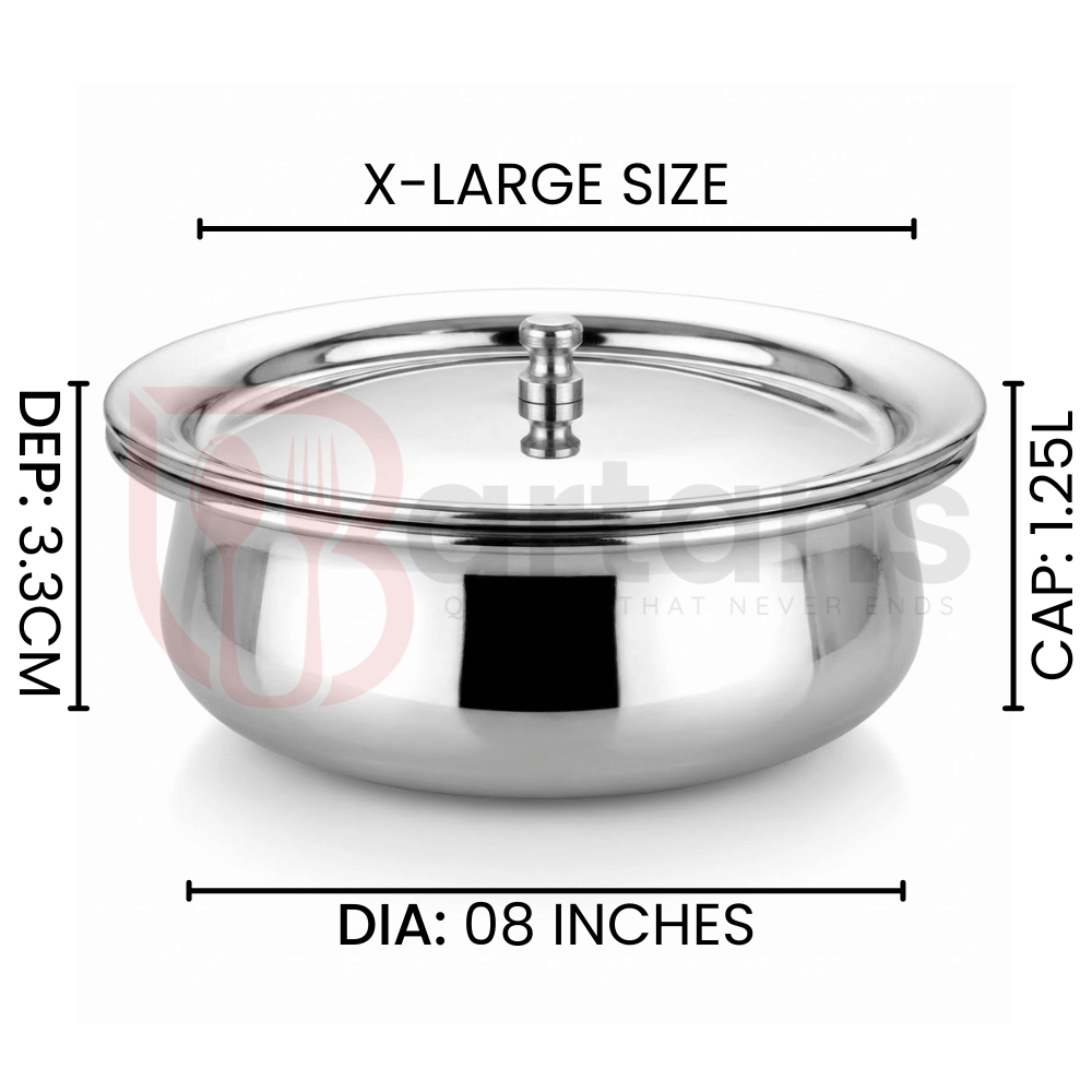 Stainless Steel Premium Quality Serving Handi
